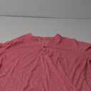 Womens Tops 3/4 Sleeve V Neck Button Down Shirts Business Casual Outfit Basic Tees Summer Top 2025 (XX-Large, Pink)