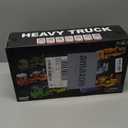 Dwi Dowellin Toddler Boy Toys for 3 4 5 6 Year Old, 25" Semi Truck Toy with Racing Car and Helicopter - Police Toys,Birthday Gifts for Kids Child 2 3 4 5 6 Years Old