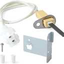 YUXIVCNE 768A-844 Furnace Igniters Compatible with Lennox Furnaces Replacement for Rheem 80V Silicon Nitride Hot Surface Ignitors Replace 768A-4 41K5601 LB-109261A 62-24134-02, 2 Terminal Receptacle