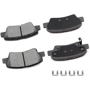 cciyu D1445 Ceramic Rear Brake Pad Set Fit For 2012-2017 For Hyundai Azera,2009-2015 For Hyundai Sonata,2011-2016 For Kia Optima