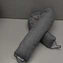 TORRAMI 36" Door Draft Stopper for Bottom of Doors, Seal Blocks Hot Air, Noise, Bugs, Keeps Cold AC in, Easy Install Gap Filler Draft Stoppers,Gray