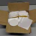 Sublimation Ceramic Ornaments - Bulk Ceramic Discs for Heat Press Printing - White Round Porcelain Personalized Xmas Tree Keepsake Crafts Gift - 48pc