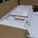 Garvee White 6-Drawer Dresser for Bedroom, 41.7" L Entryway Storage Drawers, 15.8"D x 41.7"W x 31.5"H
