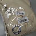 SimpleHome Beige 100% Blackout Curtains Room Darkening Living Room 84 Inch, 52"W x 84"L
