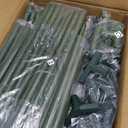 SONGMICS Pet Playpen with Floor, Small Animal Pen, Pet Fence Indoor, DIY Plastic Enclosure for Hamsters, Hedgehogs, 57.1 x 28.3 x 22.4 Inches, White ULPC007W01