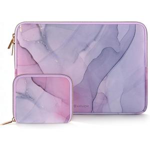 ARVOK 15 15.6 16 inch Laptop Sleeve for MacBook Pro 15 inch/MacBook Pro 16 inch Water-Resistant Laptop Case Notebook Computer/Tablet Pouch Cover for HP/Dell/Lenovo/Asus/Acer/Samsung with Extra Bag (Pink)