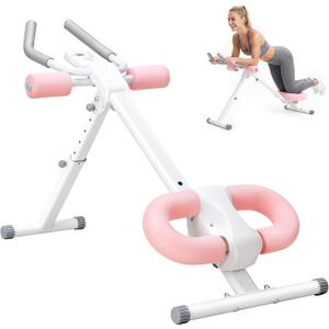 NEWBULIG Ab Machine, Abs Workout Equipment for Home Gym, Adjustable Ab Trainer Machine for Stomach Workout, Foldable Abdominal Trainer