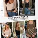 3 Pack Women's Long Sleeve Tops, Sweetheart Neck Knit Basic Shirts Slim Fit Casual Fall Going Out Tee (XL)