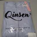 QINSEN Women's Two Piece Outfits Long Sleeve Full-Zip Hoodie and Wide Leg Pants Tracksuit Lounge Matching Set (X-Large)