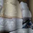 LAGRATY Outdoor Chair Cushions for Patio Furniture24" x 24" Deep Seat Cushions with Backrest for Couch Sofa Chair - Waterproof Fade-Resistant Patio Cushion (Set of 4,Beige)