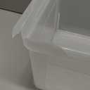 IRIS USA File Box, Plastic File Organizer with Lids for Letter/Legal File, Portable Document Box For Moving, Storage Bin with Durable and Secure Lid, Stackable Nestable BPA-Free, Clear 35 Qt. 4 Pack