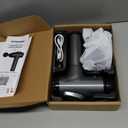 Massage Gun, Muscle Massage Gun for Athletes Handheld Electric Deep Tissue Back Massager, Percussion Massage Device for Pain Relief with 30 Speed Levels 9 Heads (Grey)