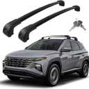 Roof Rack Cross Bars Compatible with Hyundai Tucson SE SEL N Line Limited NX4 2016-2025, Adjustable Aluminum Heavy Duty 300LBS Anti-Theft Lock Cargo Carrier Rooftop Crossbar for Bike,Snowboard,Luggage