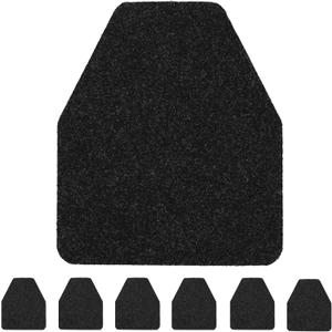 6Pcs Urinal Mats for Men Bathroom Commercial Urinal Floor Mats Urinal Pads for Mens Room Non Slip Splash Toilet Bulk Washable Disposable Large 17Inch x 20.5Inch