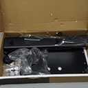 Single LCD Computer Monitor Free-Standing Desk Stand Mount Riser for 13 inch to 32 inch screen with Swivel, Height Adjustable, Rotation, Vesa Base Stand Holds One (1) Screen up to 77Lbs(HT05B-001)) (Black)