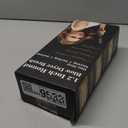 Round Hair Blow Dryer Brush - 1.2 Inch Ceramic Barrel Hair Dryer Brush for Short/Middle Hair, One Step Drying, Volumizing, Straightening and Styling, Negative Ionic Dryer Brush (Black-Golden, 1.2)