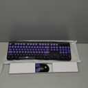 FD Wireless Keyboard and Mouse Combo | Cute Colorful Keyboard and Mouse with 2.4GHz Cordless Retro Typewriter Keyboard | Auto-Sleep | USB Receiver for Windows PC/Laptop - Black Purple Gradient