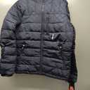 Tommy Hilfiger Men's Midweight Sherpa Lined Hooded Water Resistant Puffer Jacket (Tommy Logo Tech Navy)