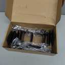 6 Pack Christmas Fireplace Stocking and Garland Hanger, 2 in 1 Adjustable Mantle Garland Hanger, No Drill Stocking Holder Hanger for Mantle, Fits Mantles from 0.5" to 3.5" Thick