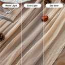 Keketoarrange Deep Beige Cheesecloth Table Runner Rustic Boho Butter Gauze 120 Inch 10 FT Cheese Cloth for Wedding Baby Bridal Shower Birthday Party Long Sheer Spring Summer Home Decorations