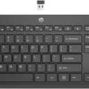 HP 230 Wireless Keyboard - Wireless Connection - Low-Profile, Quiet Design - Windows & Mac OS - Laptop, PC Compatible - Shortcut Keys & Number Pad - Long Battery Life (3L1E7AA#ABA),Black