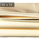 DIY Outdoor Canvas Tarp Protective Cover Kit, Color  Beige, For Garden, Not Stretchable Etc. 10'x13'
