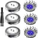 HQ56 Replacement Shaver Heads for HQ3 HQ4 HQ55 HQ56 HQ6,Replacement Shaver Head Compatible with Philips Norelco HQ300 HQ442 HQ916 HS190 HQ6990 Electric Shavers etc.