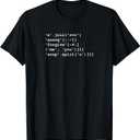 Rick Roll in Python Funny Coding T-Shirt (Small, Black)