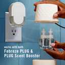 Febreze Plug Scent Booster Starter Kit, Oil Diffuser, Air Freshener Plug in, Continuous Scent Device + 2 Gain Original Refills