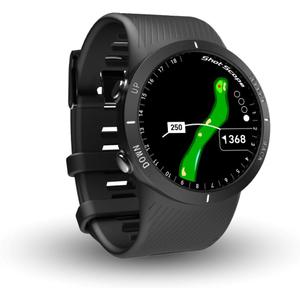 Shot Scope V5 GPS Watch, Shot Tracking, 36k+ Preloaded Courses, Full Course Maps, No Subscription (Black)
