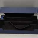 Scimi Card Mat Case Holds 800+ Sleeved Cards - TCG Deck Case with Box for MTG, Uno, YuGiOh & More - Strong Magnet Closure (Blue/Black)