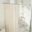 Shower Rod-EUPLAR Shower Curtain Rod, 43-72 Inches Adjustable Spring Tension Curtain Rod, No Drill, Rust Proof, Non-Slip Tension Shower Curtain Rods for Bathroom, Chrome