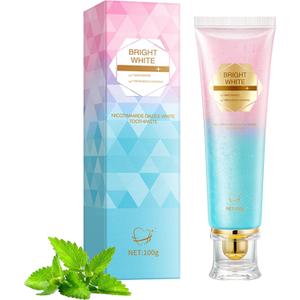 2 x Niacinamide Whitening Toothpaste, Niacinamide Toothpaste Intensive Whitens Teeth, Protects Tooth Enamel, Stain Removal & Freshens Breath, Fuoride-Free Whitening Toothpastes for Brilliant Smile