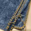 decorUhome Spring Chenille Soft Cozy Throw Pillow Covers 24x24 Set of 2, Modern Farmhouse Boho Velvet Decorative Euro Sham Pillow Cases with Stitched Edge for Couch Sofa Bed Home Decor, Poseidon