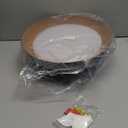 Bargeni Flush Mount Ceiling Light,12.5 inch LED Ceiling Light Fixture,5CCT Dimmable/2700K-6000K/20W, Matte Black with Wood Accent,Mid Century Light Fixtures Ceiling Mount,ETL Certified