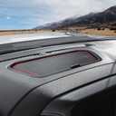 Dash Storage Tray Compatible with (2019-2026) Chevy Silverado/GMC Sierra 1500 & (2020-2026) Silverado/Sierra 2500HD 3500HD Accessories - Center Console Dashboard Organizer Insert Divider, Red