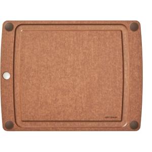 Epicurean All-In-One Cutting Board with Non-Slip Feet and Juice Groove - Non-toxic, Dishwasher Safe, Made in the USA, 14.5" x 11.25", Nutmeg