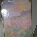 Floating Framed Pink Country Wildflower Artwork Canvas Wall Art 16x24 in