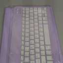 Harvopu Keyboard Case Compatible with iPad Air 11-inch/Air 5th 4th Generation Case with Keyboard-Backlit Detachable, Folio Cover with Pencil Holder for Air 11" M3/M2 (2025/2024), Air 5/Air 4 (Purple)