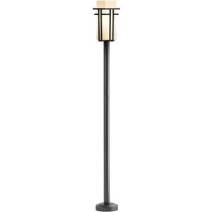 Yoenecea Lamp Posts Outdoor Lighting  61" Outdoor Post Light Lamp Post with Frosted Glass, Modern Outside Pole Lights for Yard, Waterproof Street Light for Pathway Backyard Garden Driveway Patio