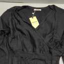 Bebonnie Womens Sexy V Neck Batwing Sleeve Sparkly Cocktail Party Sweater Dresses Holiday Bodycon Midi Dress (Large, Black)