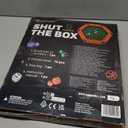 Shut The Box Game Wooden Board for 1-6 Players - 16-inch Shut The Box Game 12 Numbers for Adults & Kids - Ideal for Games Night, Large