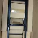 KEDSUM Dolly Cart with Wheels, Upgrade Labor-Saving Folding Dolly with Training Wheels, Heavy Duty Hand Truck Cart with Pedal Rod,Thickened Iron Pipe for Moving, Furniture, Warehouse Use