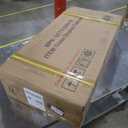 Tempered Glass Display Cabinet with Lights, 4-Tier Curio Cabinet with Glass Doors Wheels Two Locks, Glass Display Case for Collectibles for Living Room, Bedroom, Office, White, Double Door