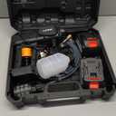 Portable Cordless Pressure Washer, 600 PSI 21V 2x3.0Ah Rechargeable Batteries Powered Pressure Washer, 6-in-1 Nozzle with Jet Nozzles for Car Floor Wall Fence Cleaning Pet Cleaning