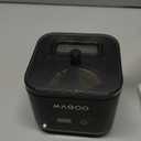 Ultrasonic Retainer Cleaner Machine, Denture Cleaner, All-in-One Dental & Jewelry Cleaner for Aligners, Night Guards, Dentures, Braces, Mouth Guards, Toothbrush Heads, 45kHz, 200ML, Dual Modes (BLack)