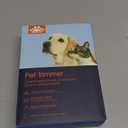 Dog Clippers Grooming Kit Hair Clipper-Low Noise Paw Trimmer- Rechargeable - Cordless Quiet Nail Grinder Shaver for Cats and Other Pets (White)