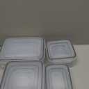 50-Piece Food Storage Containers with Lids (25 Containers & 25 Lids), Airtight Reusable Meal Prep Containers for Lunch, Plastic Kitchen Storage Containers with Labels & Marker Pen
