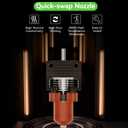 Creality 2025 K1 SE/K1C/K1 Max/K1 Upgrade Ceramic Heating Block Kit, New Version Terminal with Buckle, K1 Series 600mm/s High-Speed Printing Hot End, Extruder Hotend for 3D Printer K1 Series