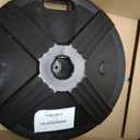 US Weight Durable 50 Pound Fillable Umbrella Base Designed to be Used with a Patio Table, Black